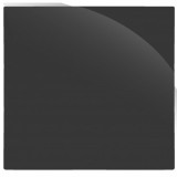 PLACA 4X4 CEGA COM SUPORTE - PRETO BLACK GLOSS